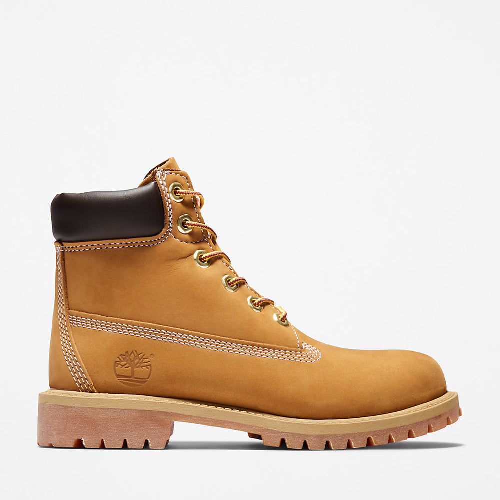 Premium 6 Inch Boot for Junior in Yellow Timberland Discount