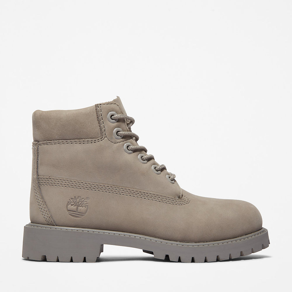6 Inch Premium Boot for Youth in Grey Timberland For Sale