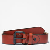 Roller Buckle Leather Belt for Men in Brown Timberland Sale