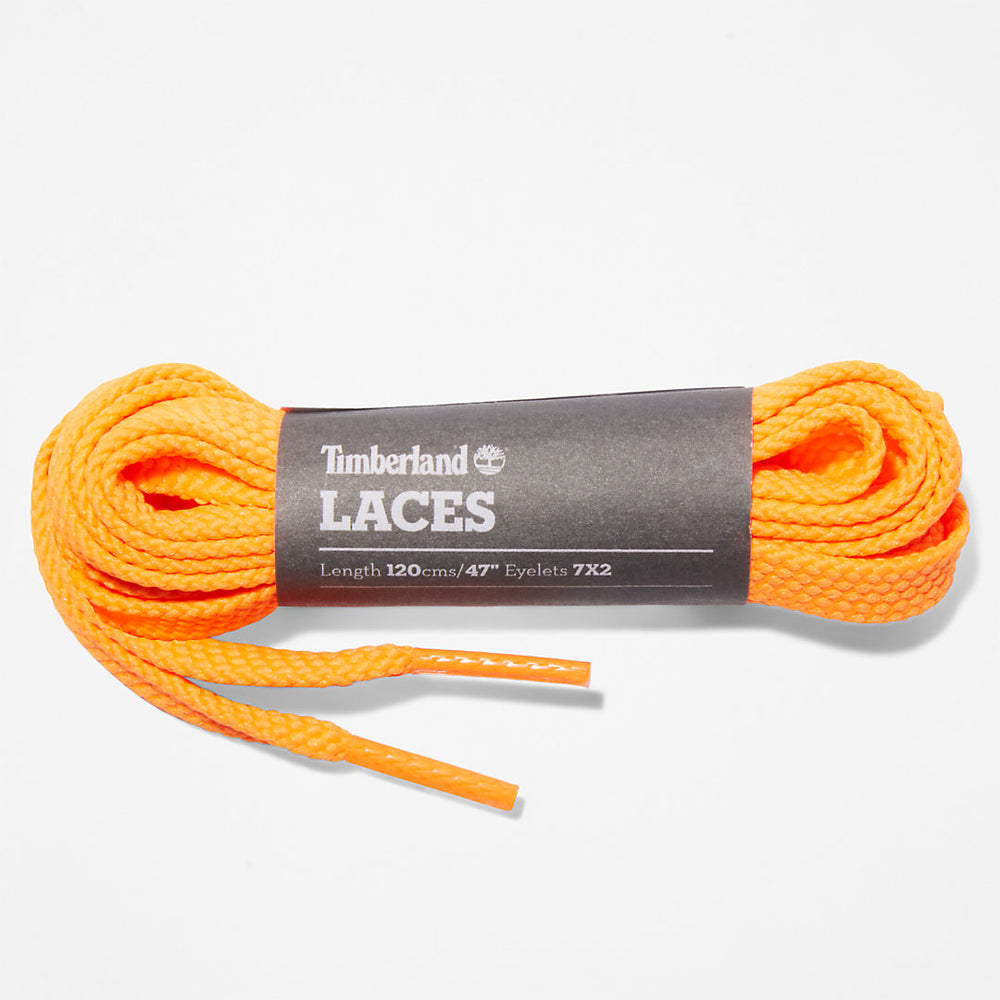 119.4cm / 47" Flat Replacement Laces in Orange Timberland Outlet