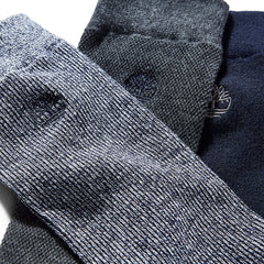 Three Pair Pack Piqué Crew Socks for Men in Navy Timberland On Sale