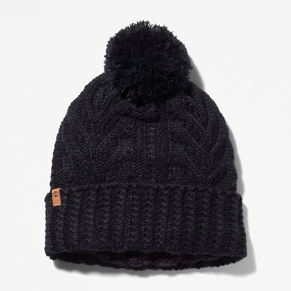 Autumn Woods Cable Beanie for Women in Black Timberland Online