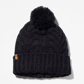 Autumn Woods Cable Beanie for Women in Black Timberland Online