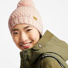 Autumn Woods Cable Beanie for Women in Light Pink Timberland Sale