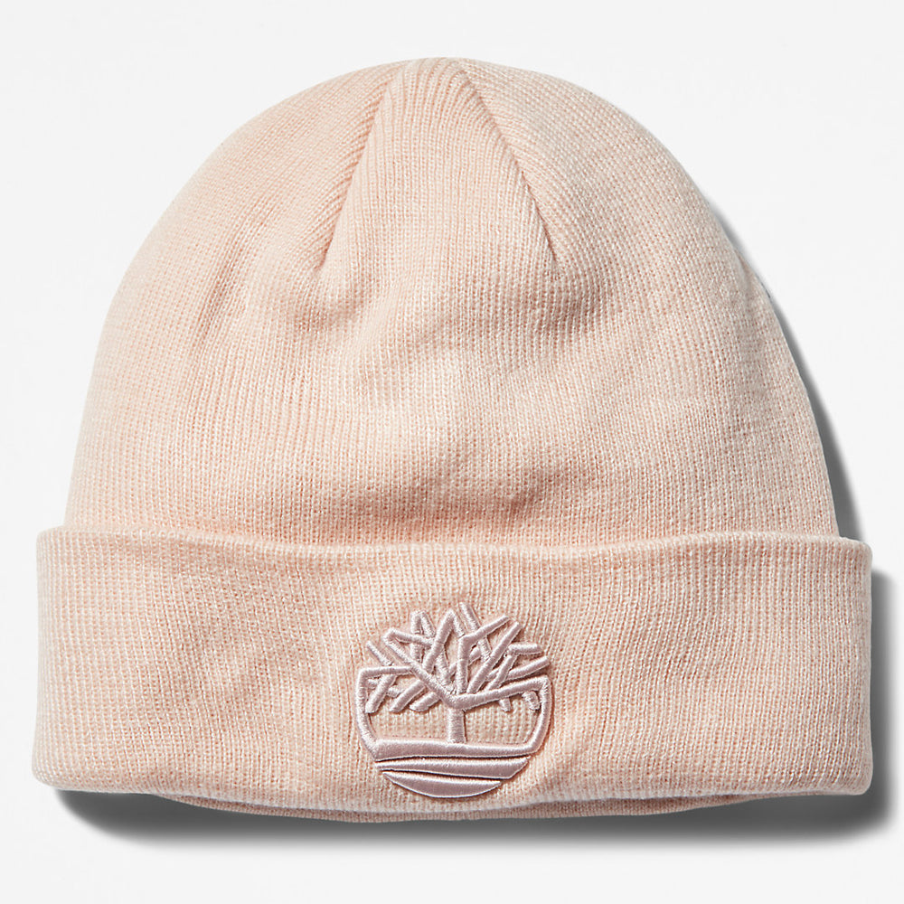 Newington Embroidered Beanie for Men in Light Pink Timberland Outlet