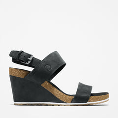 Capri Sunset Wedge Sandal for Women in Black Timberland Online