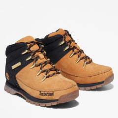 Euro Sprint Mid Hiker for Junior in Yellow/Black Timberland For Sale