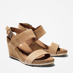 Capri Sunset Wedge Sandal for Women in Brown Timberland Discount