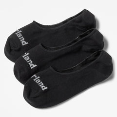 Stratham 3-pack Invisible Socks for Men in Black Timberland US