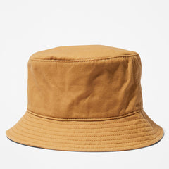Cotton Canvas Bucket Hat for Men in Yellow Timberland US