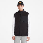 High-Pile Fleece Gilet for Men in Black Timberland US