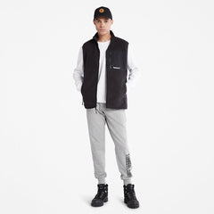High-Pile Fleece Gilet for Men in Black Timberland US