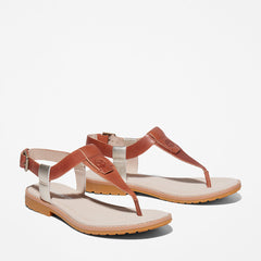 Chicago Riverside Thong Sandal for Women in Brown Timberland For Sale