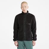 Sherpa Fleece Jacket for Men in Black Timberland On Sale