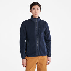 Sherpa Fleece Jacket for Men in Navy Timberland For Sale
