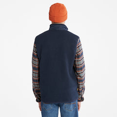 High-pile Fleece Gilet for Men in Navy Timberland Online