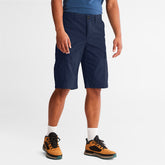 Poplin Cargo Shorts for Men in Navy Timberland On Sale