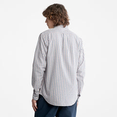 Seersucker Gingham Shirt for Men in Purple Timberland US