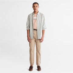 Seersucker Gingham Shirt for Men in Pink Timberland For Sale