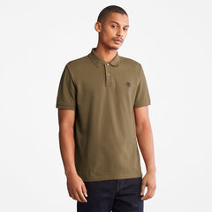Millers River Pique Polo Shirt for Men in Dark Green Timberland On Sale