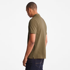 Millers River Pique Polo Shirt for Men in Dark Green Timberland On Sale