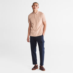 Millers River Print-Collar Polo Shirt for Men in Light Pink Timberland Online