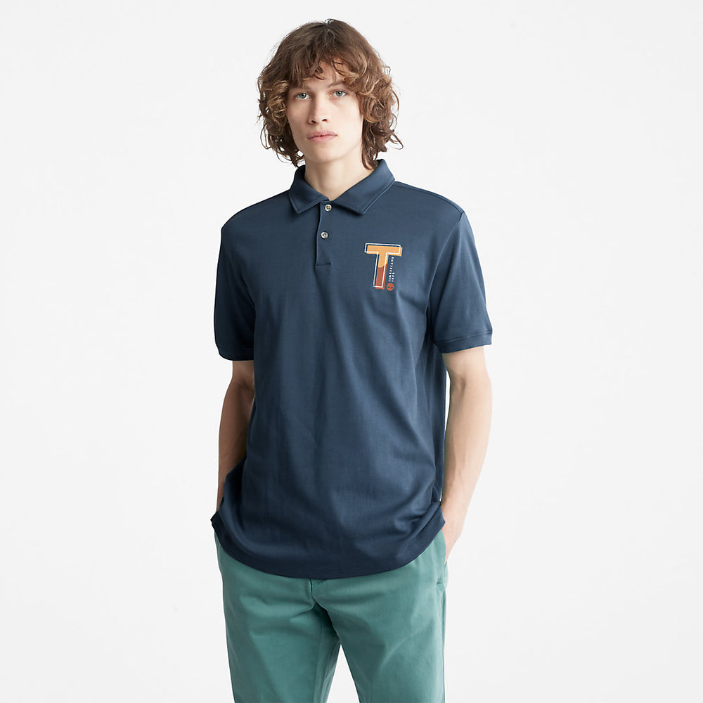 TimberFresh™ Polo Shirt for Men in Blue Timberland On Sale