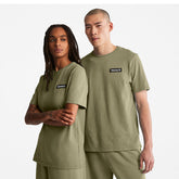 All Gender Heavyweight Badge T-Shirt in Dark Green Timberland Online