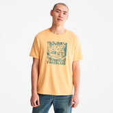 Refibra™ Graphic T-Shirt for Men in Orange Timberland On Sale