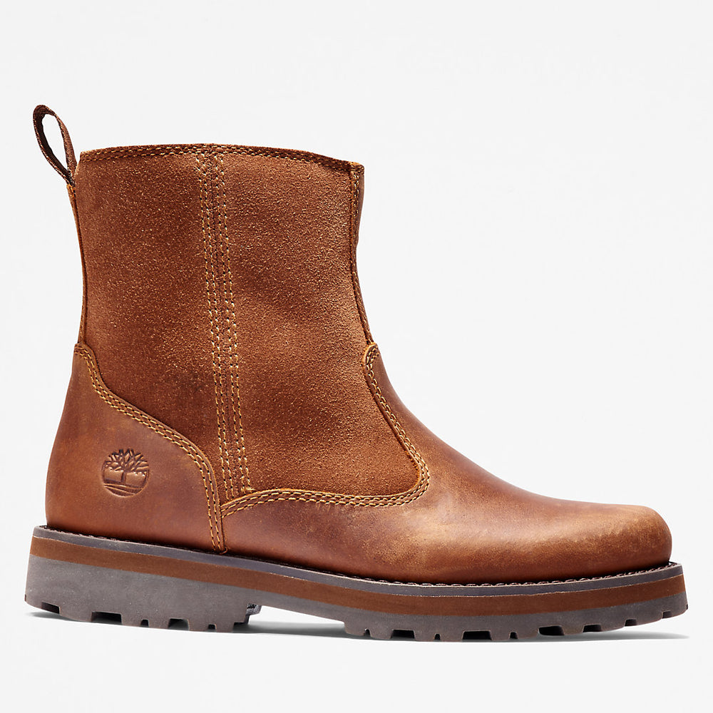 Courma Kid Lined Boot for Youth in Brown Timberland Discount
