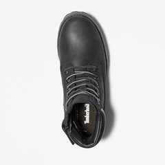 Courma 6 Inch Side-Zip Boot for Youth in Black Timberland Online