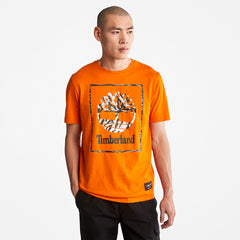 Year of the Tiger T-Shirt for Men in Orange Timberland Sale
