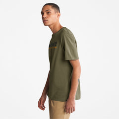 Wind, Water, Earth and Sky™ T-Shirt for Men in Dark Green Timberland Discount