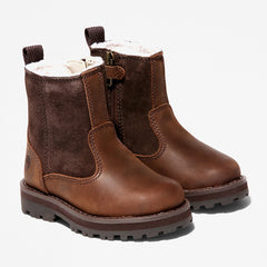 Courma Kid Warm Boot for Toddler in Dark Brown Timberland US