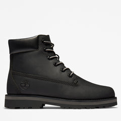 Courma Kid 6 Inch Side-zip Boot for Junior in Black Timberland On Sale