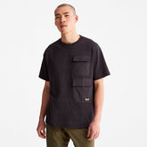 Progressive Utility Multi-pocket T-Shirt for Men in Black Timberland Online
