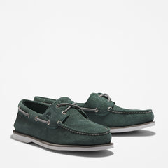 Timberland® 2-Eye Classic Boat Shoe for Men in Green Timberland For Sale