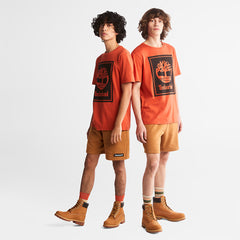 Tree Logo T-Shirt for All Gender in Orange Timberland Online