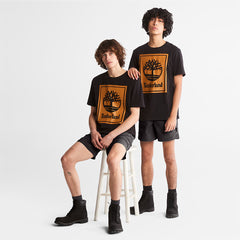 Tree Logo T-Shirt for All Gender in Black Timberland US