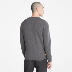 Cohas Brook Crewneck Sweater for Men in Grey Timberland Outlet