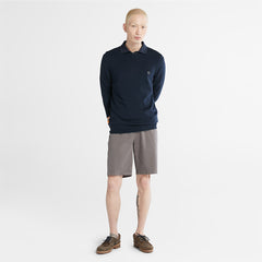 Nissitissit River Merino Wool Sweater for Men in Navy Timberland Sale