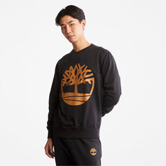 Timberland® Tree-Logo Sweatshirt for Men in Black Timberland Discount