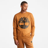 Core Tree Logo Sweatshirt for Men in Yellow Timberland Sale