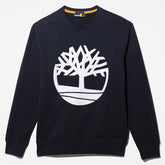 Core Tree Logo Sweatshirt for Men in Navy Timberland On Sale