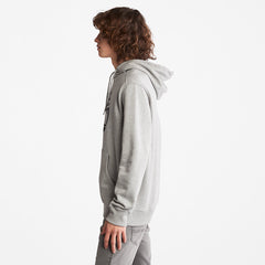 Core Tree Logo Hoodie for Men in Grey Timberland For Sale