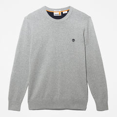 Williams River Organic Cotton Sweater for Men in Grey Timberland Sale