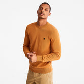 Williams River Organic Cotton Sweater for Men in Yellow Timberland For Sale