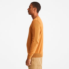 Williams River Organic Cotton Sweater for Men in Yellow Timberland For Sale