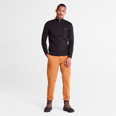 Williams River Full-Zip Sweater for Men in Black Timberland On Sale