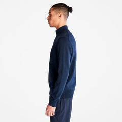 Williams River Full-Zip Sweater for Men in Navy Timberland Discount